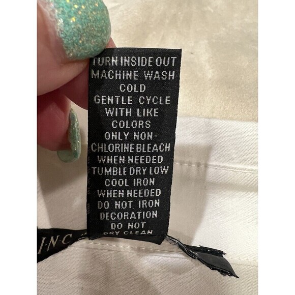 International concept INC Pullover Long sleeves Striped Studded crew M - Picture 6 of 6